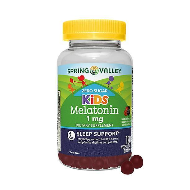 Spring Valley Zero Sugar Kids Melatonin, 1 Mg Vegetarian Gummies, 120 Count on Productcaster.