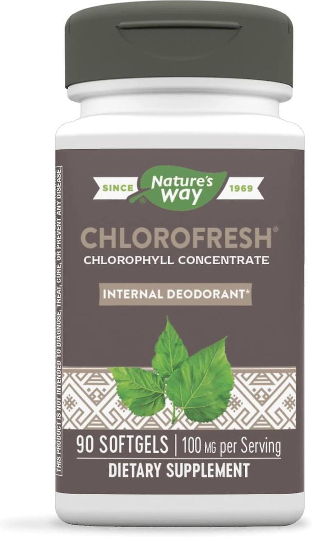 Nature's Way Prírodná cesta Chlorofresh chlorofylový koncentrát 100mg 90 softgelov on Productcaster.