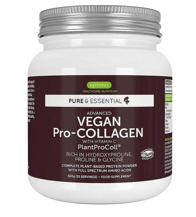 Igennus pure & essential advanced vegan pro-collagen 500g on Productcaster.