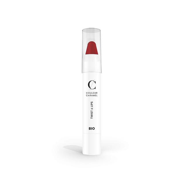 Couleur Caramel Couleur caramelo twist y lips barra de labios 405 vermelho fosco 1un on Productcaster.