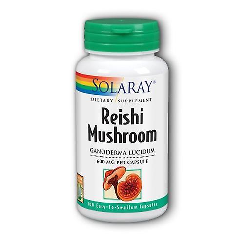 Solaray Reishi Champiñón, 600 mg, 100 Cápsulas (Paquete de 2) on Productcaster.