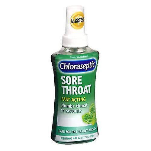 Med Tech Products Chloraseptic Sore Throat Relief Spray, Menthol 6 oz (Pack of 1) on Productcaster.