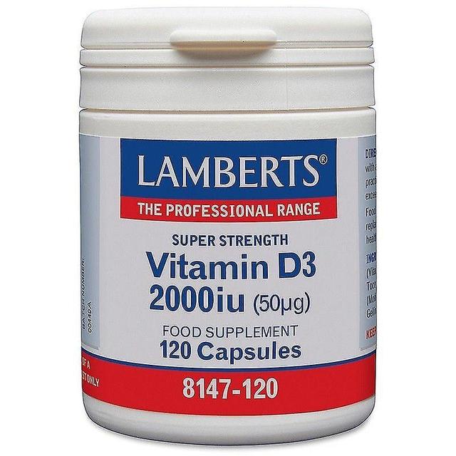 Lamberts Vitamin D3 2000iu Capsules 120 (8147-120) on Productcaster.