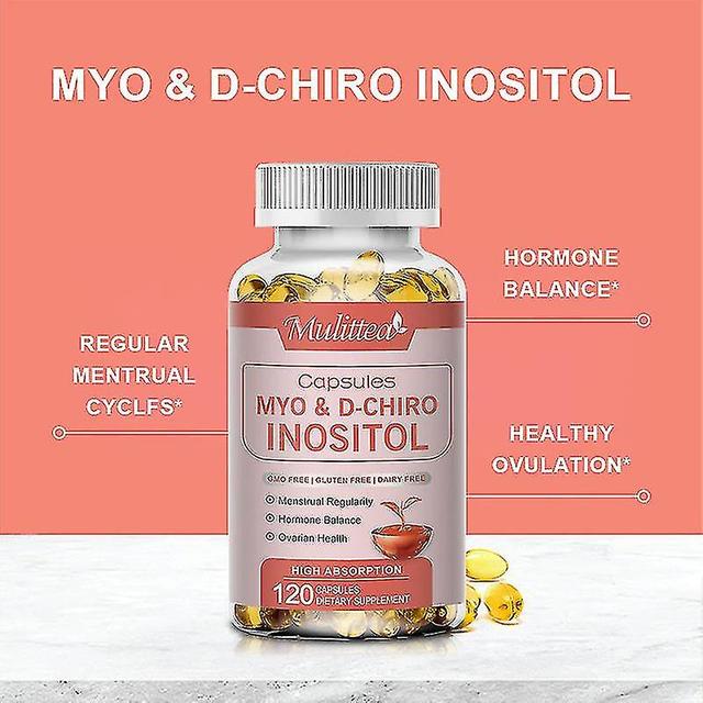 Myo-inositol & D-chiro Inositol Hormone Balance For Women Vitamin B8 To Regulate Menstrual Cycle & Support Body Health 60pills on Productcaster.