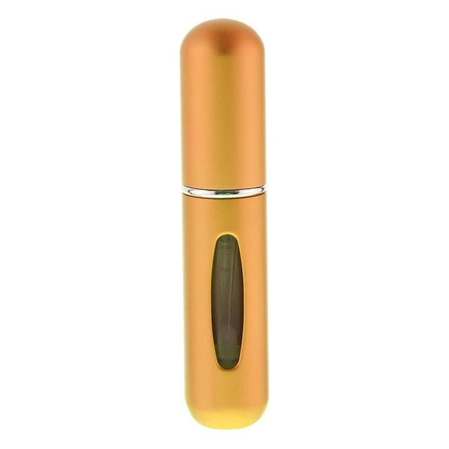 5ml Mini Perfume Spray Bottle Travel Portable Refillable Perfume Atomizer Gold on Productcaster.