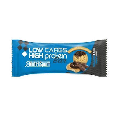 Nutrisport Low Carbs High Protein Bar (Cookie-Chocolate Flavor) 1 bar of 60g (Chocolate - Cookie) on Productcaster.