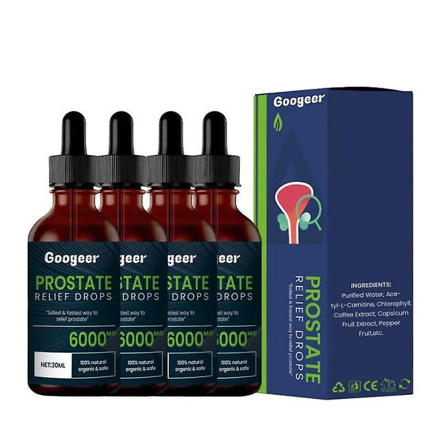 Prostatitis Prostate Treatment Drops Prostate Pain Relief Drops Health Support 4 pcs on Productcaster.