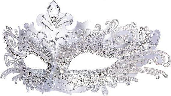 1 Pcs Masque vnitien(Argent), pour bal masqu et costume, pour femme on Productcaster.