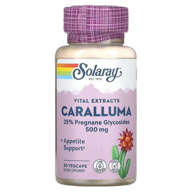 Solaray, Caralluma, Vital Extracts, 500 mg, 30 VegCaps on Productcaster.