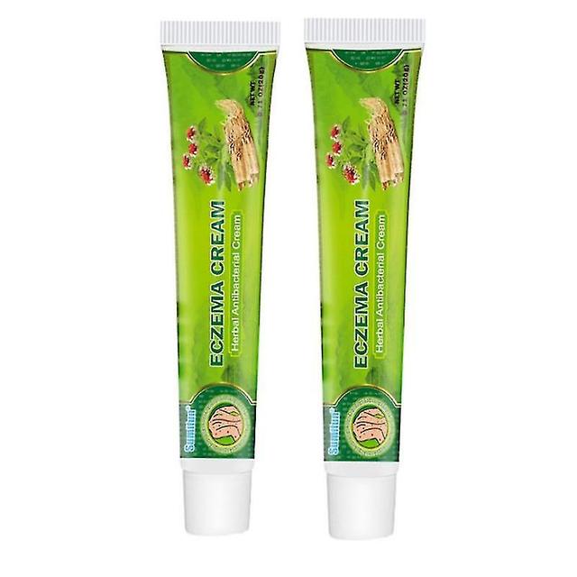 2pcs Psoriasis Antibacterial Cream Dermatitis Eczematoid Ointment Effective Anti-itch Chinese Herb Medical Health Skin Care Products on Productcaster.