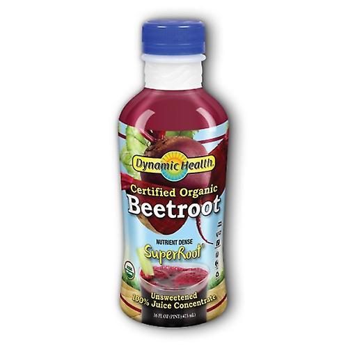 Dynamic Health Laboratories Organic 100% Beet Juice, 16 Oz (Pack of 1) on Productcaster.