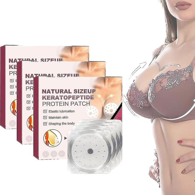 Natural Size Up Keratopeptide Protein Patch, Enlarged And Firm Breasts, Prevent Breast Sagging, Breast Enhancement Patch 12pcs on Productcaster.