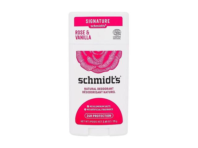 Schmidt'S - Rose &; Vanilje naturlig deodorant - For kvinner, 75 g on Productcaster.