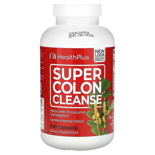 Health Plus Inc. Health Plus, Super Colon Cleanse, 240 Capsules on Productcaster.