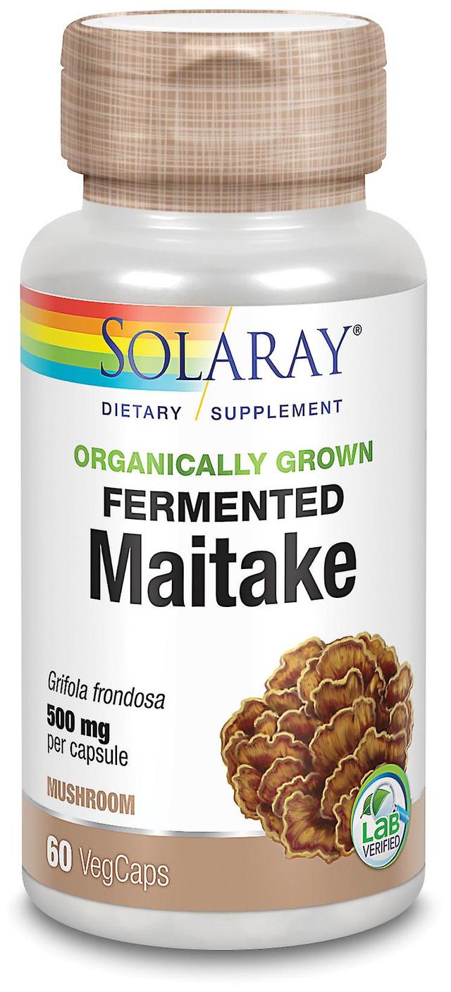 Solaray Maitake 500mg 60 vegetabilske kapsler on Productcaster.