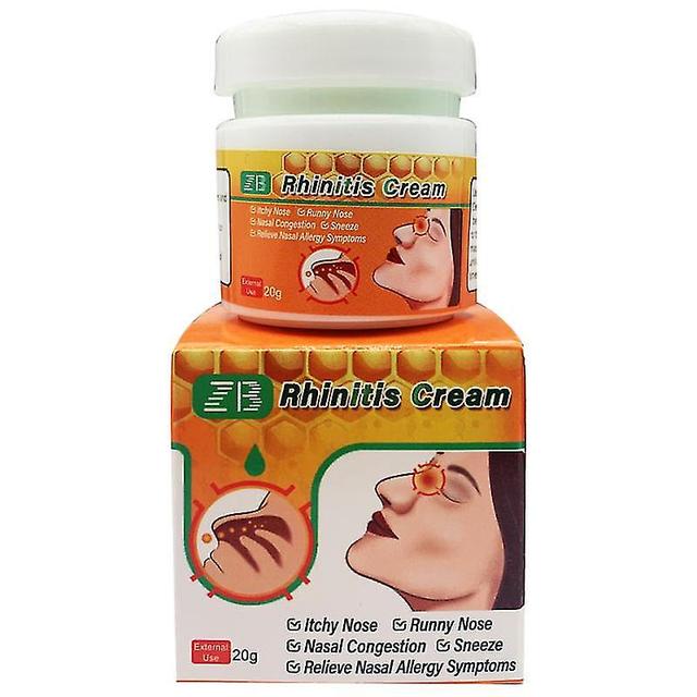 20g Rhinite Crème Pommade à base de plantes Sinusite chronique Crème Nez Rafraîchissement nasal avec boîte on Productcaster.