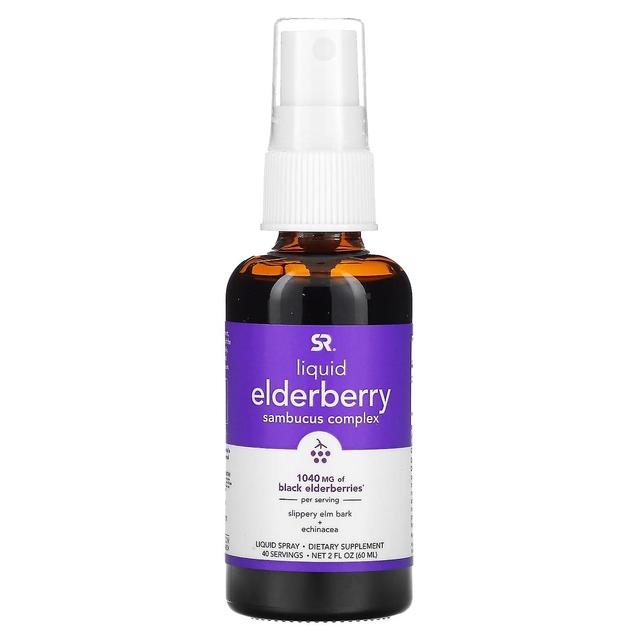 Sports Research, Elderberry Sambucus Complex Liquid Spray, 1,040 mg, 2 fl oz (60 ml) on Productcaster.