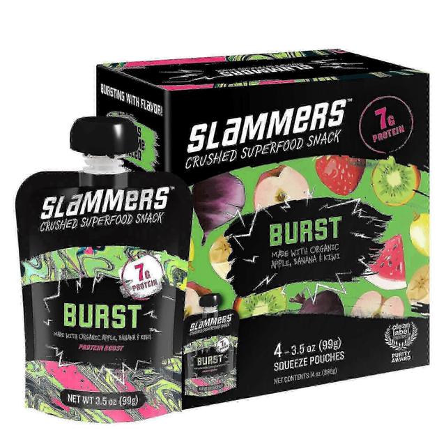 Slammers protein snack, watermelon kiwi burst, 4 ea on Productcaster.