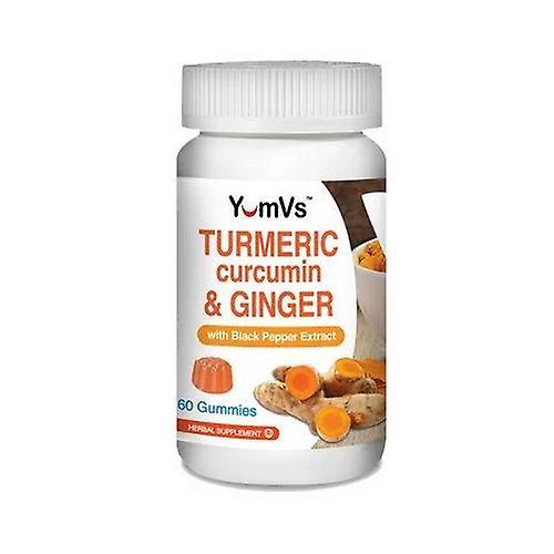 Yum-V's Turmeric with Ginger & Black Pepper, 60 Gummies (Pack of 1) on Productcaster.