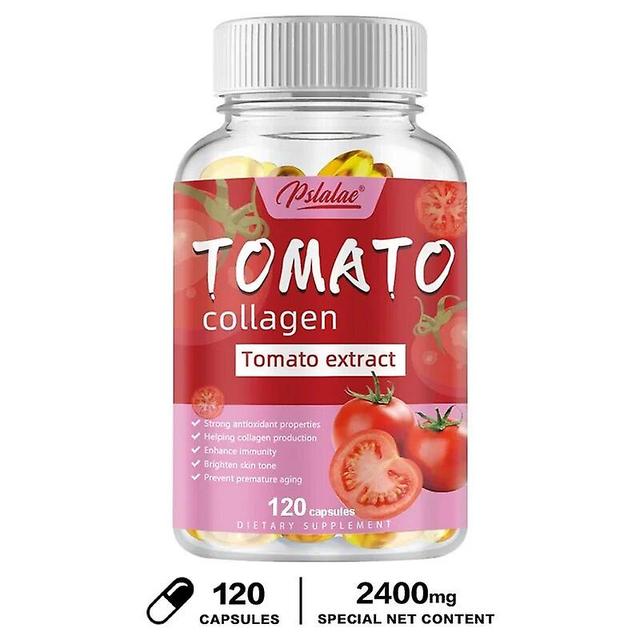 Eccpp Tomato Collagen Capsules - Rich In Vitamins, Firm Skin, Enhance Immunity, Brighten Skin Tone, Anti-aging 120 Capsules on Productcaster.