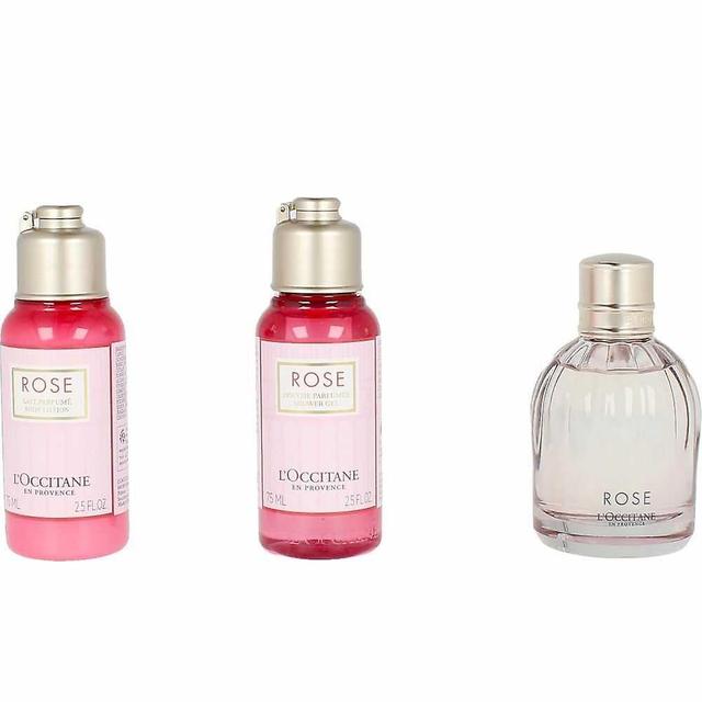 Women's Perfume Set L'Occitane En Provence Rose EDC (3 pcs) on Productcaster.