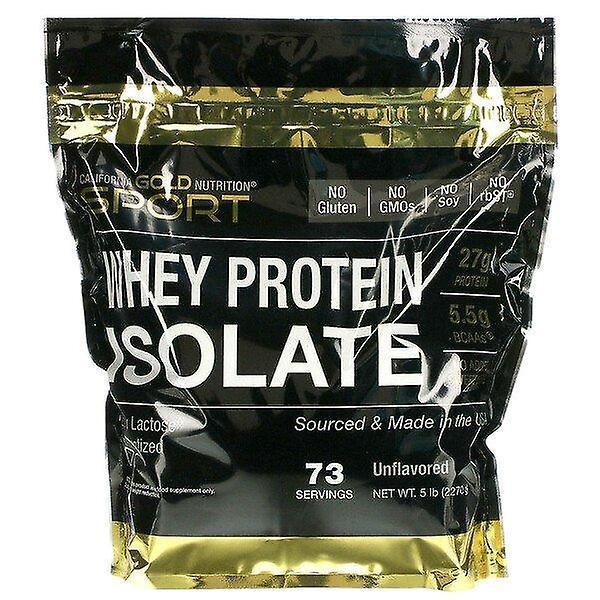 California Gold Nutrition, Isolato di Proteine del Siero del Latte, 5 lb on Productcaster.