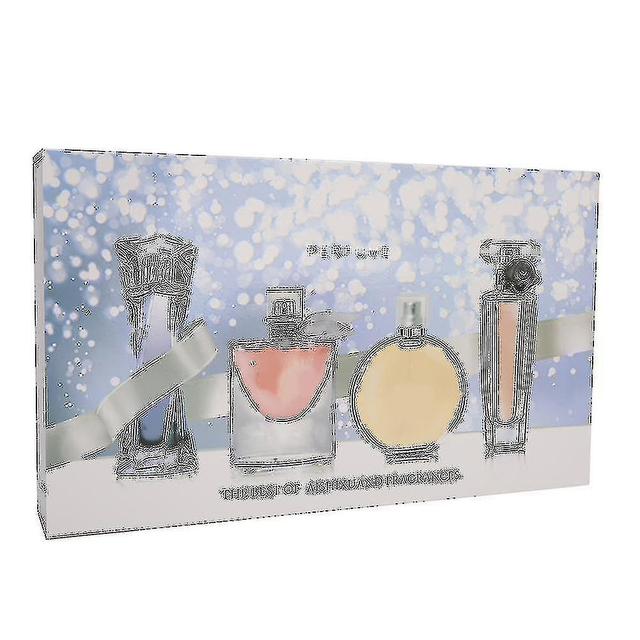 4pcs Lady Perfume Set Long??lasting Atomizer Female Perfume Flower Fragrance Gift --(LL) on Productcaster.