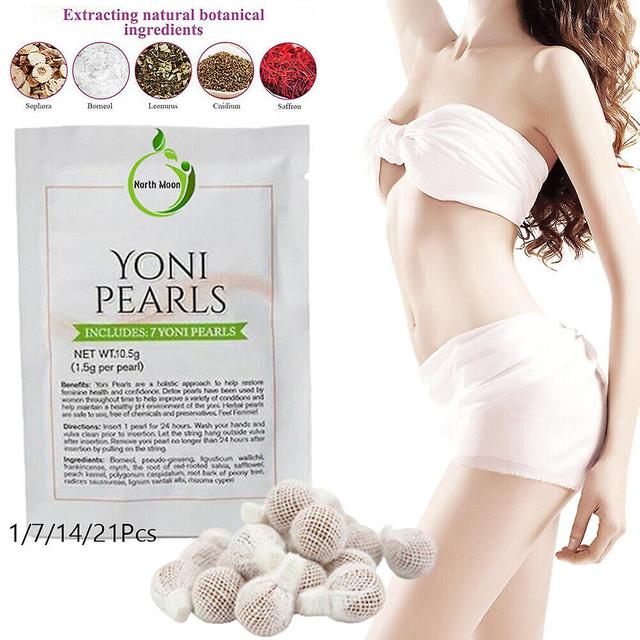 Mysept I migliori Yoni Detox Pearls Tamponi Naturali Erba Utero Vaginale Pulizia Guarigione 7Pcs on Productcaster.