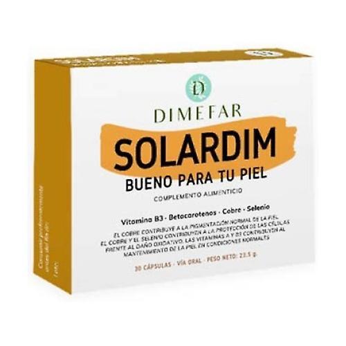 Dimefar Solardim god til din hud 30 kapsler on Productcaster.