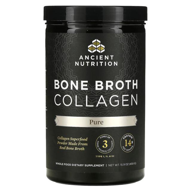 Dr. Axe / Ancient Nutrition, Bone Broth Collagen, Pure, 15.9 oz (450 g) on Productcaster.