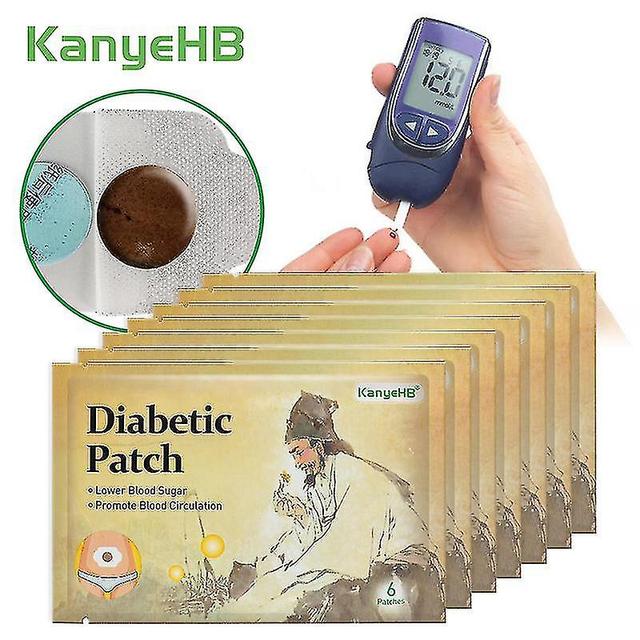 42pcs/7bags Diabetes Navel Plaster Diabetische Patch Natuurlijke Kruidenzalf Sticker Effectieve Gebalanceerde Bloedglucose Waarde A607 on Productcaster.