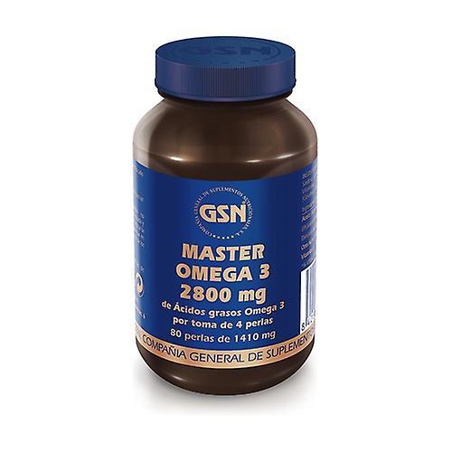 GSN Master Omega 3 80 softgels of 1410mg on Productcaster.