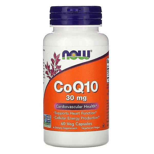 NOW Foods Nu Fødevarer, CoQ10, 30 mg, 60 Veg Kapsler on Productcaster.