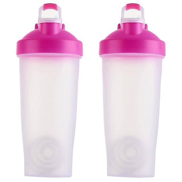 Htclv Plastic Protein Shake Bottle For Meal Replacement Shakes & Smoothies, Beverages, Mixing Salad Dressing Pink on Productcaster.