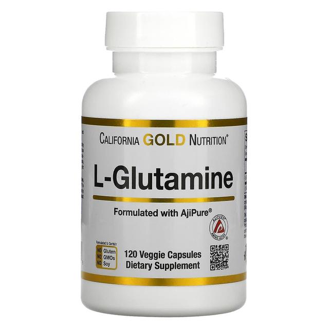 California Gold Nutrition, L-Glutamine, AjiPure, 500 mg, 120 Veggie Capsules on Productcaster.