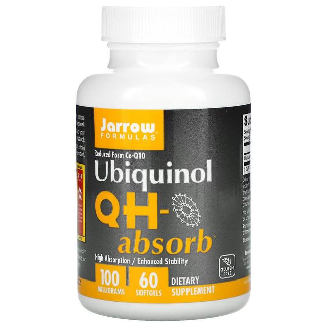 Jarrow Formulas, Ubiquinol, QH-Absorb, 100 mg, 60 Softgels on Productcaster.