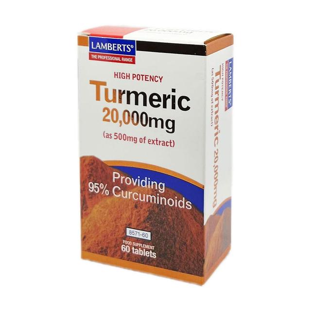 Digestive supplement Lamberts Turmeric 60 Units on Productcaster.