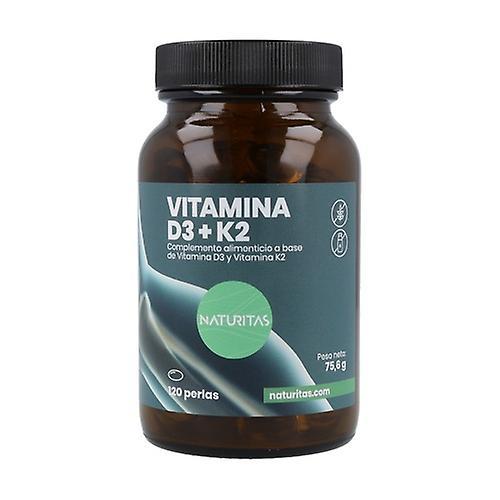 Naturitas Essentials Vitamin D3 and K2 120 softgels on Productcaster.