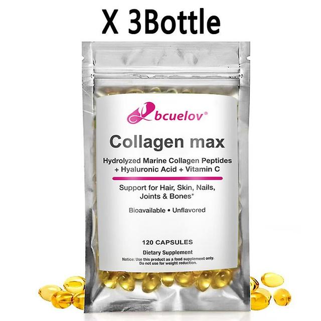 Vorallme Collagen Max hydrolyzované morské kolagénové peptidy kyselina hyalurónová + vitamín C podporuje vlasy, pokožku, nechty, kĺby a kosti 120 p... on Productcaster.