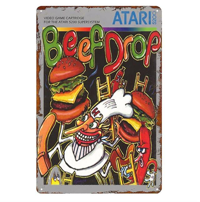 Assiette Beef Drop Atari 5 (8x12 pouces) 8x12 inch on Productcaster.