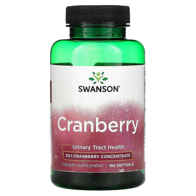 Swanson, Cranberry, 180 Softgels on Productcaster.