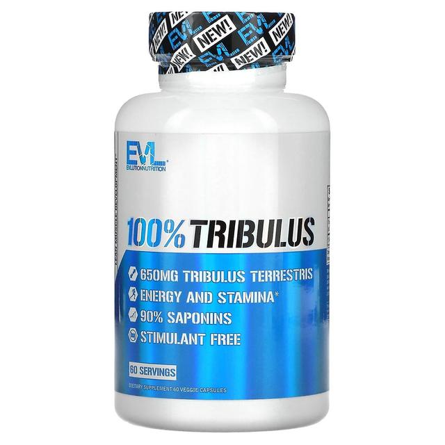 Evlution Nutrition EVLution Ernæring, 100% Tribulus, 60 Veggie Kapsler on Productcaster.