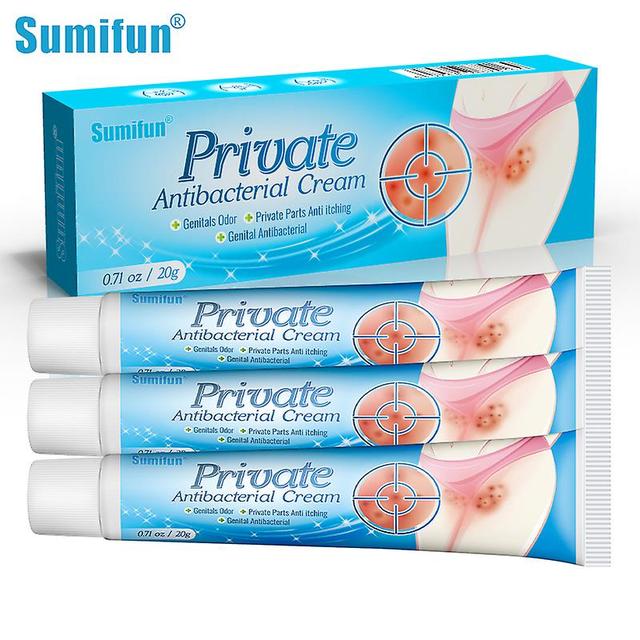 Sumifun Woman Private Antibacterian Cream Vaginal Itching Anti Itch Female Vaginitis Intimate Hygiene Deodorant Chinese Medicine Hk 3Pcs with boxes on Productcaster.