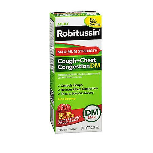 Robitussin Husten+Brustverstopfung für Erwachsene Flüssigkeit, 8 oz (Packung mit 1 Stück) on Productcaster.