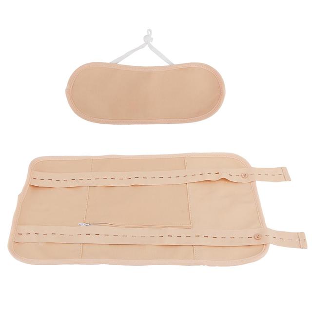 2pcs Aid Sleep Digestion Reusable Insomnia Castor Oil Pack Kit Abdominal Neck Khaki on Productcaster.