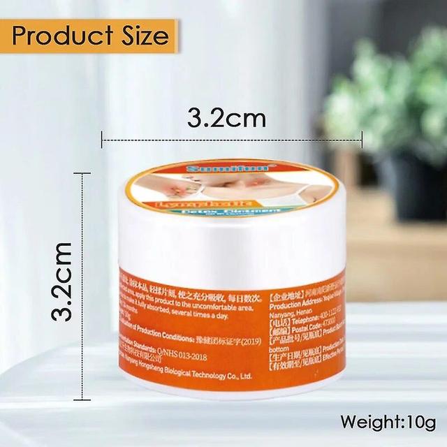 Huamade Lymphatic Detox Health Cream Massage Repair Ointment Anti-swelling Herbs Cream Unclog the Neck Armpit Breast Lymph Health Care 1PCS on Productcaster.