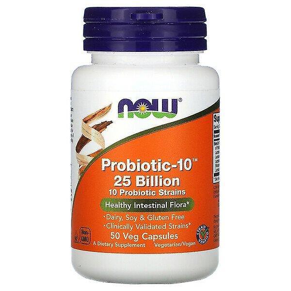 Now Foods, Probiotic-10, 25 Billion, 50 Veg Capsules on Productcaster.