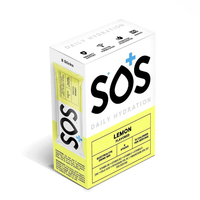 S.O.S. SOS daglig hydreringselektrolytdrik 8 pinde - citron on Productcaster.