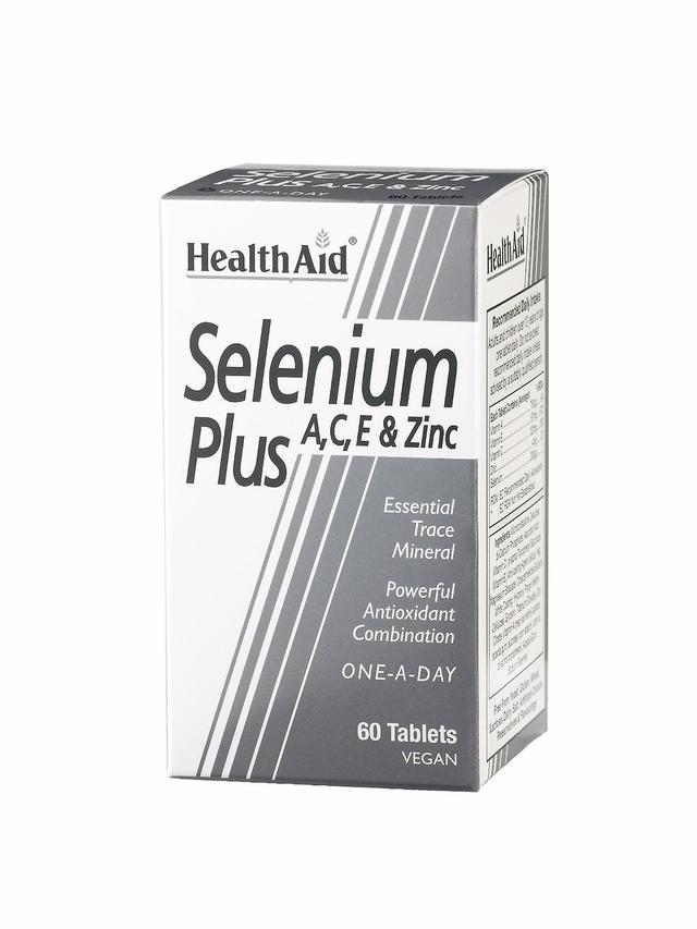 Health Aid Selenium Plus (Vitamins A, C, E & Zinc), 60 Tablets on Productcaster.