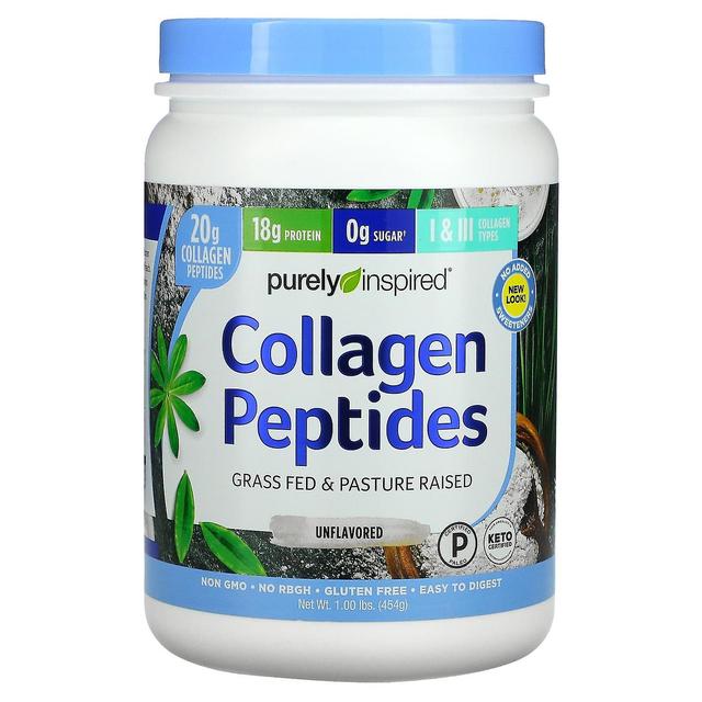 Purely Inspired, Collagen Peptides, Unflavored, 1 lb (454 g) on Productcaster.